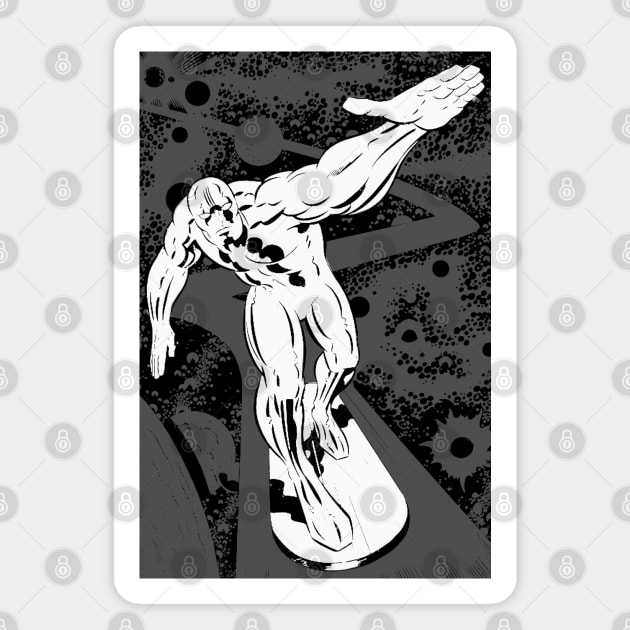 Silver Surfer Magnet by Pop Fan Shop